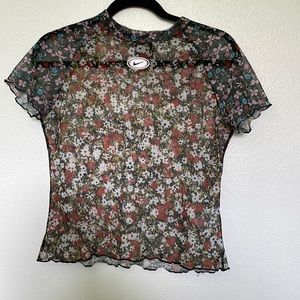 Nike Sheer Floral Top
